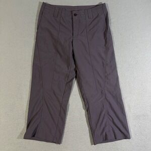 Patagonia Women's Cropped Pants Size 8 Purple Casual Outdoors Hiking‎ Camping